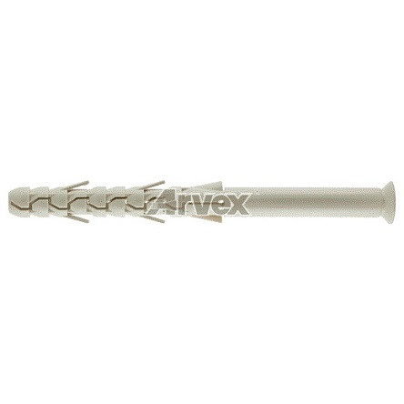Műanyag tipli szürke 16x160 ARVEX (M12 állványcsavarhoz) (25db/cs)