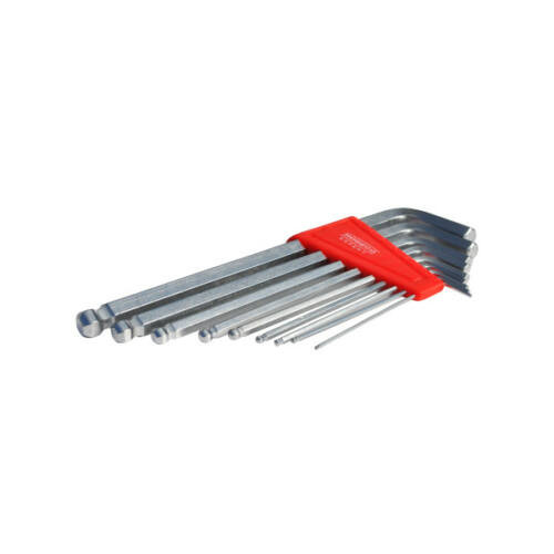 MODECO imbuszkulcs klt 1,5-10mm gömbvégű 9r. N-54-118