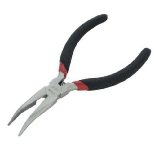 MODECO műszerész fogó rádiós hajlított 130mm N-20-305