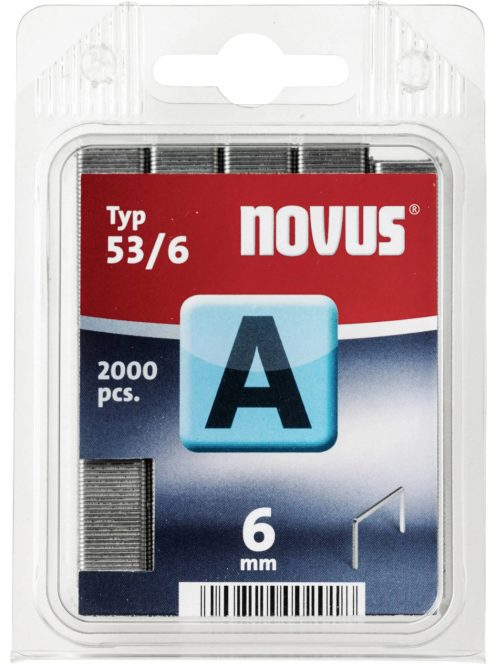 NOVUS tűzőgép kapocs "A"  6MM 2000 db