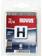 NOVUS tűzőgép kapocs "H"  6MM 2000 db ka