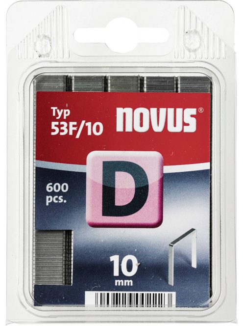 NOVUS tűzőgép kapocs "D" 10MM  600 db