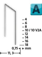 NOVUS tűzőgép kapocs "A"  8MM 5000 db