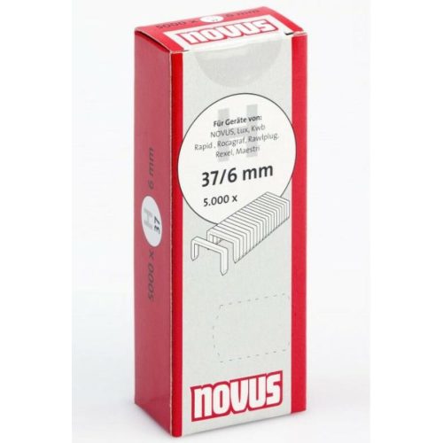 NOVUS tűzőgép kapocs "H"  6MM 5000 db ka