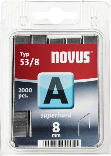 NOVUS tűzőgép kapocs "A"  8MM 1800 db (04207751)