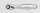 Racsnis hajtókar  inox 1/4"x90mm