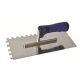 Acélsimító 280x130 fogazott 10x10mm rozsdamentes soft nyéllel kék