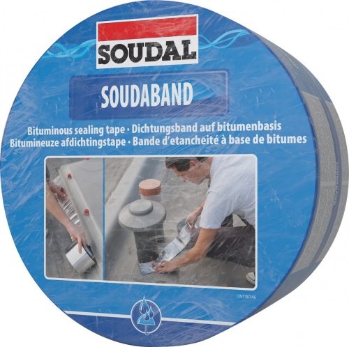 SOUDAL ragasztószalag SOUDABAND bitumenes   7,5cmx10m