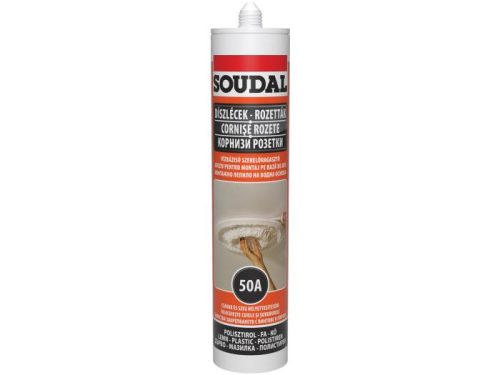 SOUDAL 50A stukkó és szerelőragasztó 280ml (15db/karton)