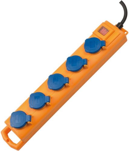 Brennenstuhl elektromos elosztó 5-ös 2m kábel kapcsolóval IP54 SL554DE3676