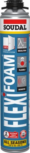 SOUDAL ragasztóhab FLEXIFOAM pisztolyos 750ml