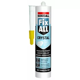 SOUDAL ragasztó FIX ALL CRYSTAL 290ml