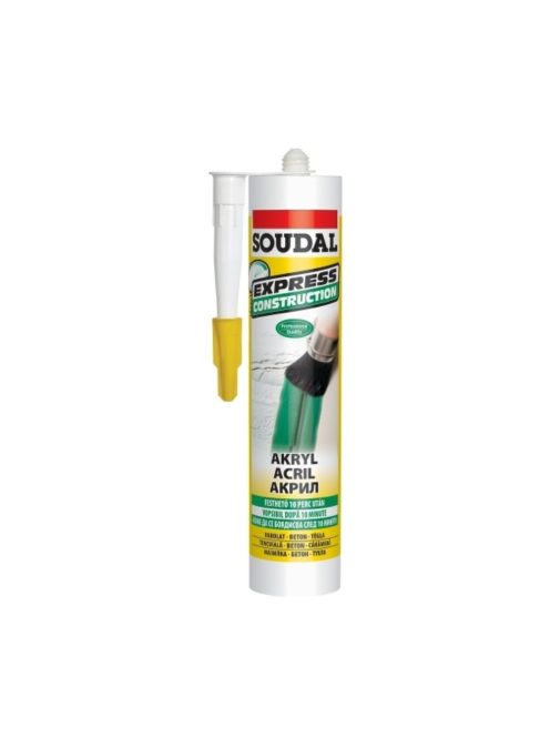 ZSR SOUDAL akryl tömítő festhető TURBO fehér 280ml (153455)