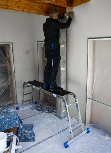 Krause Stabilo univerzális csuklós létra 4x3 fokos + MultiBoard