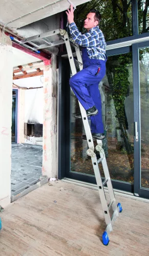 Krause Stabilo univerzális csuklós létra 4x3 fokos + MultiBoard