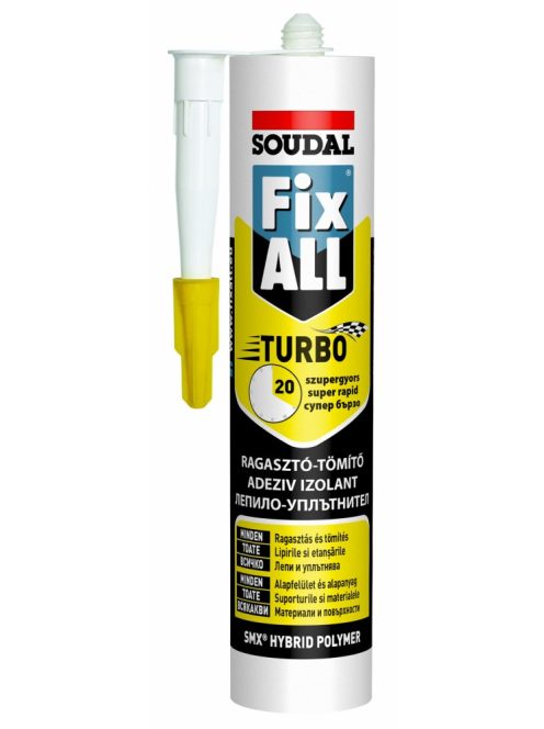 SOUDAL ragasztó FIX ALL TURBO 290ml 12db/karton