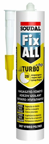 SOUDAL ragasztó FIX ALL TURBO 290ml 12db/karton