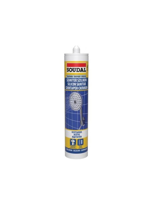 SOUDAL szilikon szaniter transparens 280ml 15db/doboz