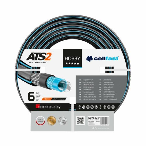 Cellfast locsolótömlő ATS2 3/4" 50m TG3425 6 rétegű
