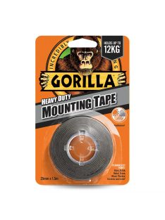 Gorilla Mounting Black kétoldalas ragasztószalag