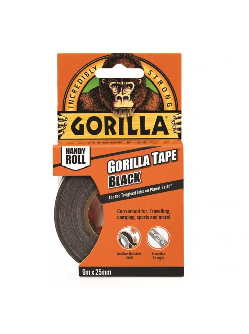 Gorilla TAPE Handyroll ragasztó 25mm x 9,14m fekete