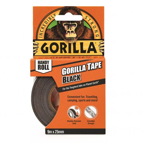 Gorilla TAPE Handyroll ragasztó 25mm x 9,14m fekete
