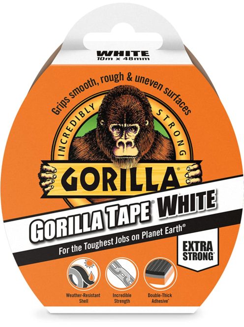 Gorilla TAPE ragasztószalag 10m x 48mm fehér