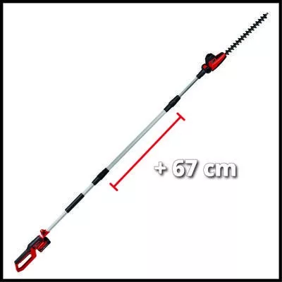 Einhell GC-HH 18/45 Li T Solo akkus teleszkópos sövényvágó