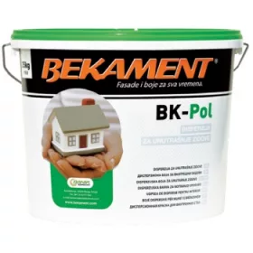 BEKAMENT BK-POL beltéri diszperziós falfesték 5L/8Kg