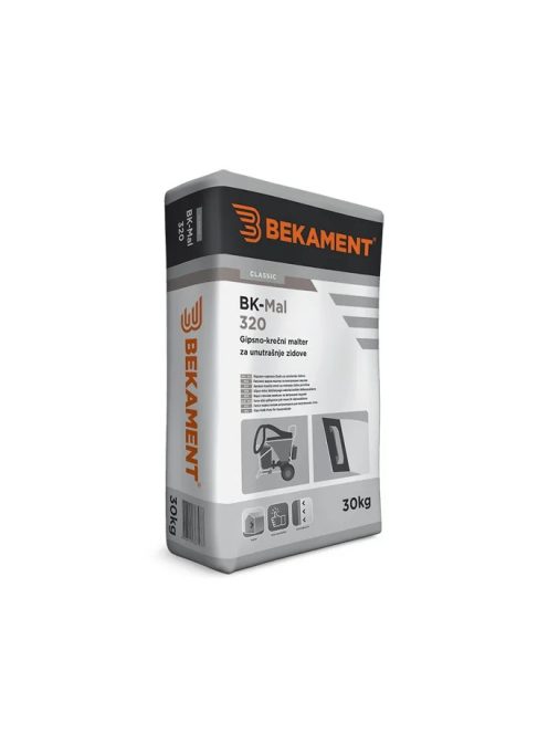 BEKAMENT BK-MAL 320 gipsz-mész alapvakolat 30kg