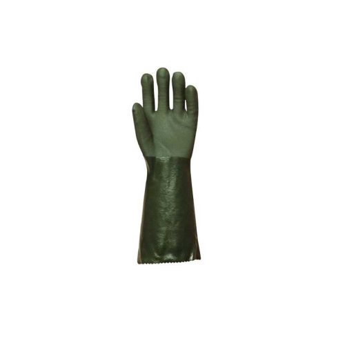 Védőkesztyű 3738 mártott saválló zöld  40cm