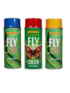 Fly Color spray RAL 1023 közlekedési sárga 400ml