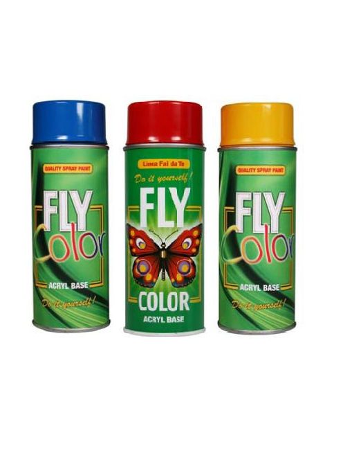 Fly Color spray RAL 6002 fényes lombzöld 400ml