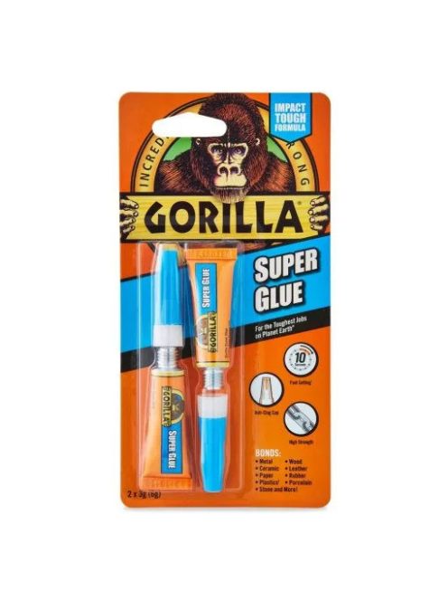 Gorilla Super Glue pill.ragasztó 2x3gr.