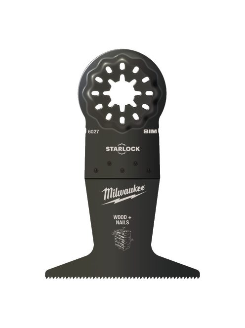 Milwaukee Multitool Starlock fűrészlap Bimetál (fa + szeg) 65x42 mm