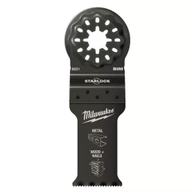   Milwaukee Multitool Starlock fűrészlap Bimetál (fém, fa + szeg) 28x47 mm