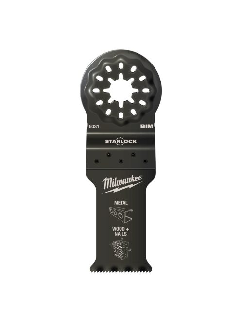 Milwaukee Multitool Starlock fűrészlap Bimetál (fém, fa + szeg) 28x47 mm 10db/cs