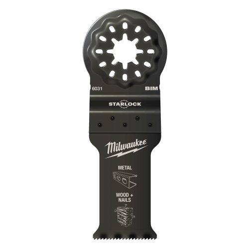 Milwaukee Multitool Starlock fűrészlap Bimetál (fém, fa + szeg) 28x47 mm 10db/cs
