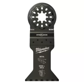   Milwaukee Multitool Starlock fűrészlap Bimetál (fém, fa + szeg) 43x47 mm