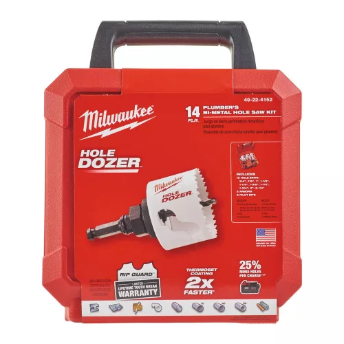Milwaukee lyukfűrész klt. 14 DB-os 19-57 MM