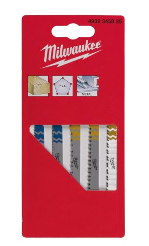 Milwaukee szúrófűrész lap 5db/cs sortiment