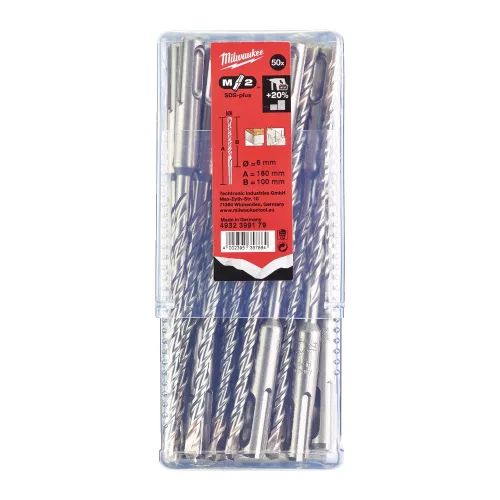 Milwaukee SDS Plus fúrószár M2  2 élű (50DB)  6,0x 160/100