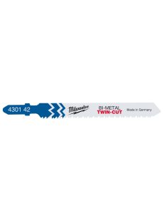   Milwaukee szúrófűrész lap 5db/cs (acél inox réz) Bimetál T123XF