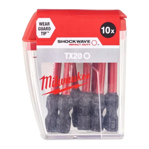 Milwaukee bit TX20 x 50MM (10DB)