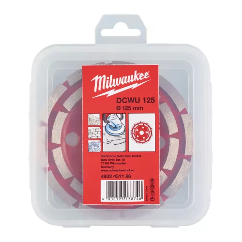 Milwaukee gyémánt csiszoló 125MM DCWU125