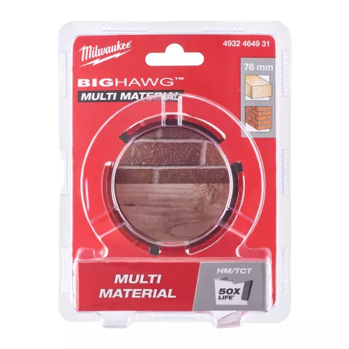 Milwaukee lyukfűrész BIG HAWG  76MM Multi.