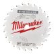 Milwaukee körfűrész tárcsa akkus géphez 165/6 1/2" 24 fog
