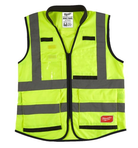 Milwaukee láthatósági mellény Prémium sárga 2XL/3XL