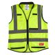 Milwaukee láthatósági mellény Prémium sárga 2XL/3XL