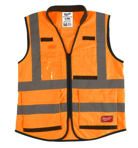 Milwaukee láthatósági mellény Prémium narancssárga L/XL